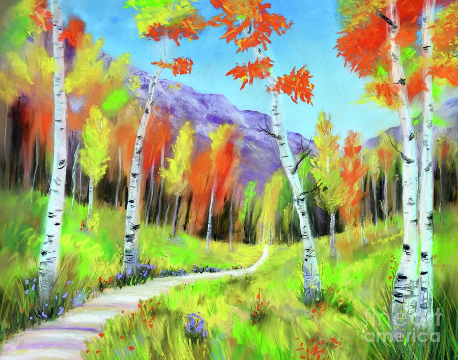 Fall Colors Pastel by Mary Scott