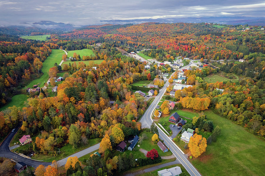 Fall Colors of East Burke, Vermont - October 2021 Photograph by John Rowe