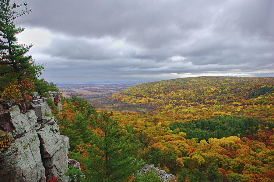 Fall Colors on Baraboo Hills Photograph by Chris Pappathopoulos