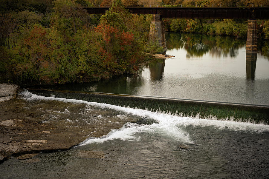 Fall Colors On The River Photograph
