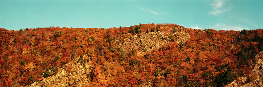 Fall Colors, Point of Gap Overlook, Delaware Water Gap Photograph by Eugene Nikiforov