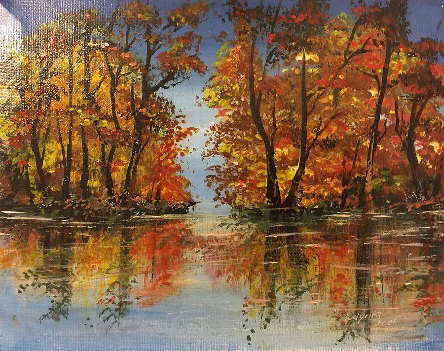 Fall Colors Painting by Ryszard Ludynia