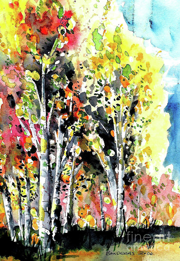 Fall Colors Painting by Terry Banderas