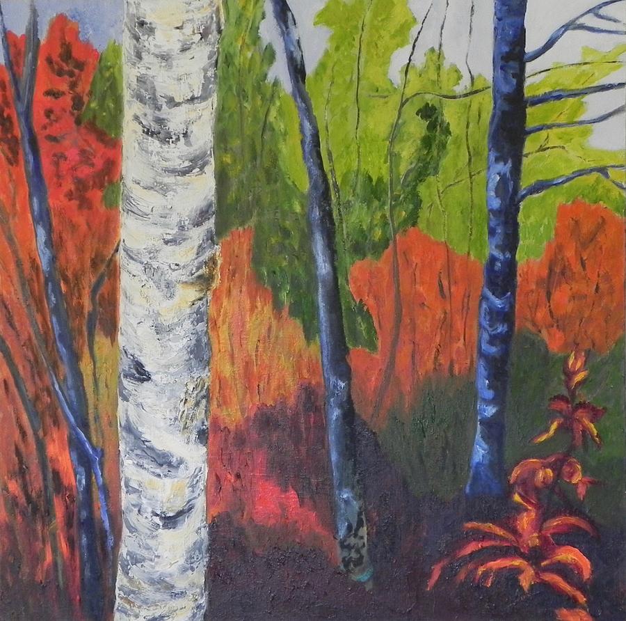Fall colours Painting by Erika Dick