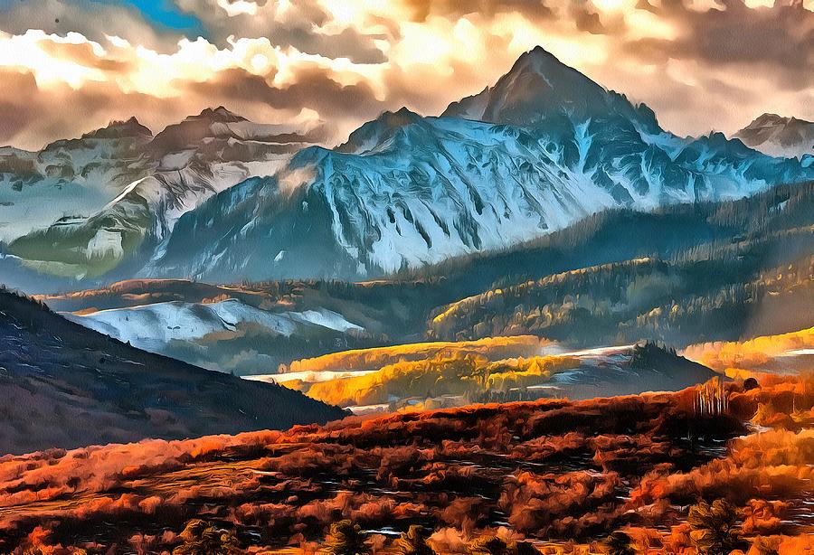 Fall Contrasts by Fine Art Western Paintings Fall Contrasts by Fine Art Western Paintings