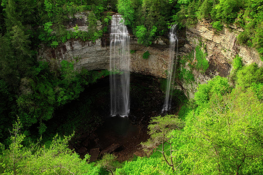 Fall Creek Falls Overlook Photograph by Andy Crawford