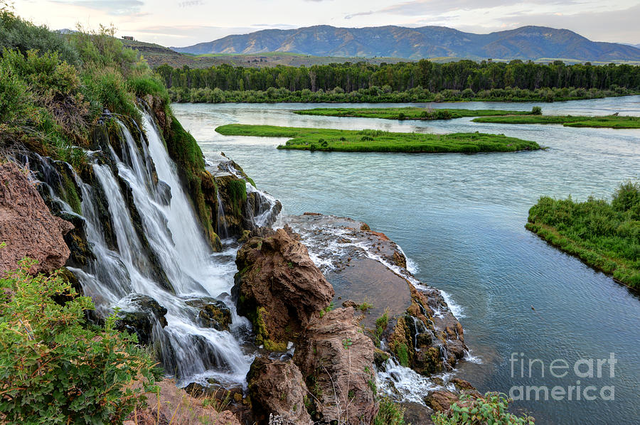 Fall Creek Falls - Swan Valley - Snake River - Idaho Photograph by Gary Whitton