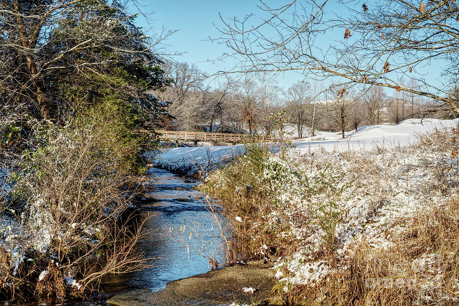 Fall Creek Winter Photograph by Jennifer White