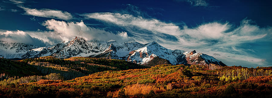Fall Divide Photograph by Paul Bartell