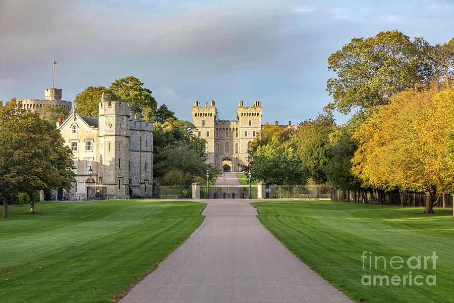 Fall Evening at Windsor Castle - England Photograph by Brian Jannsen