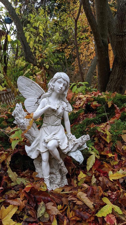 Fall fairy Photograph by Lisa Mutch