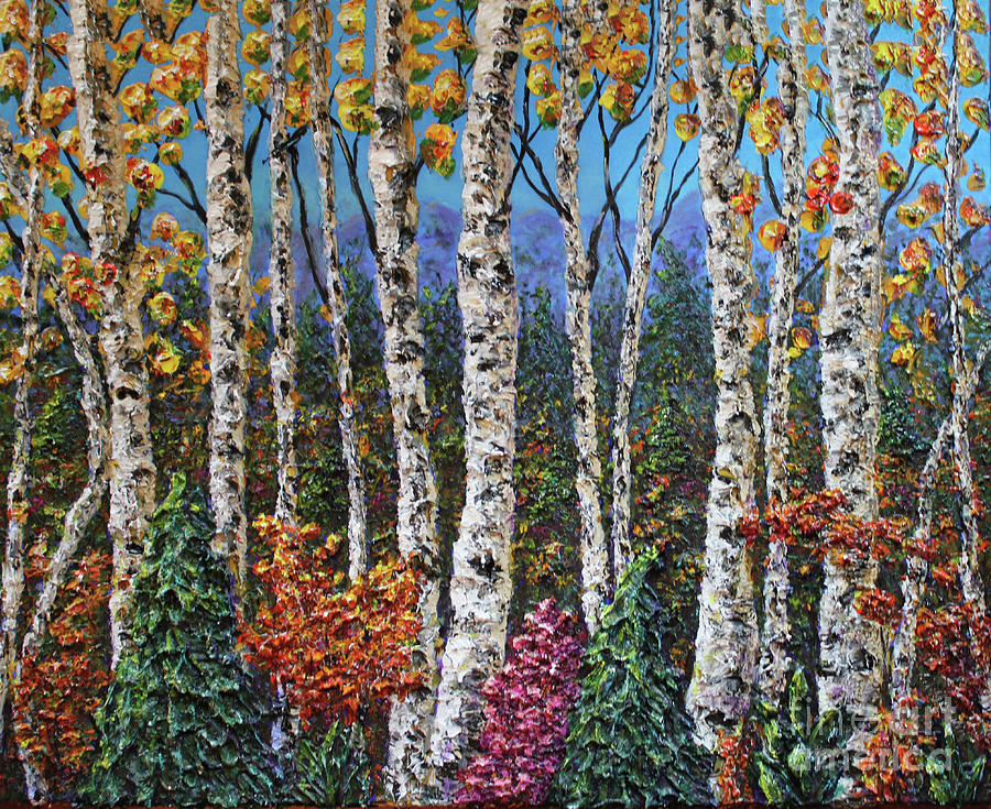 Fall Fantasy SOLD Painting by Linda Donlin