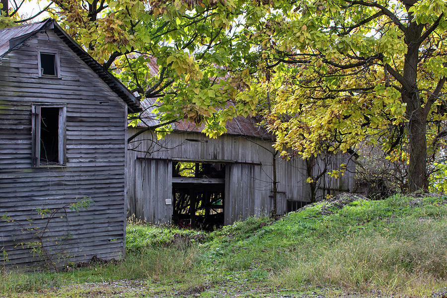 Fall Farm Scene Photograph