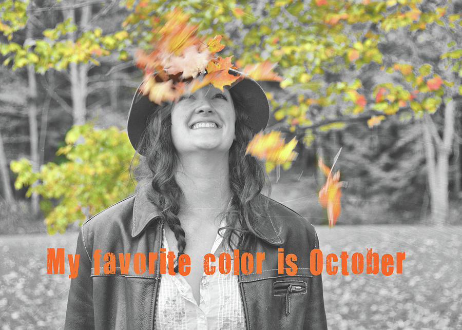 FALL FOLIAGE FUN quote Photograph by Jamart Photography