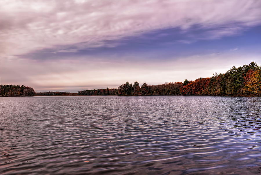 Fall Foliage on Mayflower Lake Photograph by Dale Kauzlaric