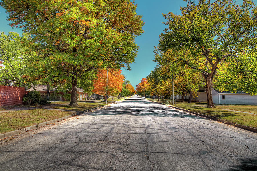 Fall Photograph - Fall Foliage Scene on Madison Street by Larry Braun Fall Photograph - Fall Foliage Scene on Madison Street by Larry Braun