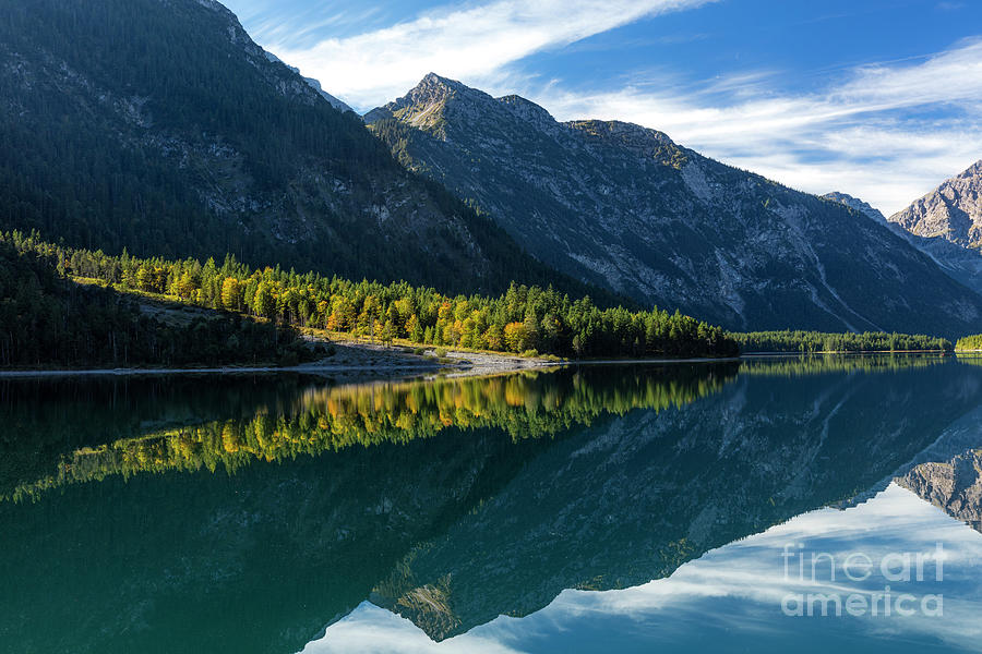 Fall Foliage - Tyrol Austria - Plansee Photograph by Brian Jannsen
