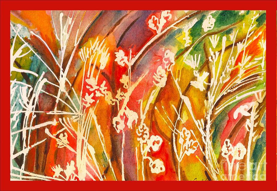 Fall Grasses  Painting by L A Feldstein