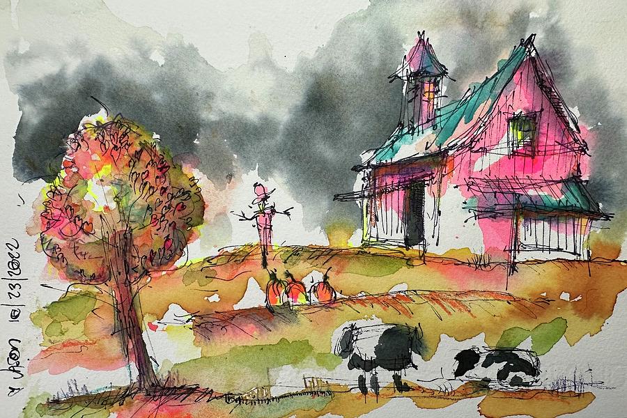 Fall Harvest I Painting by Jason Nicholas