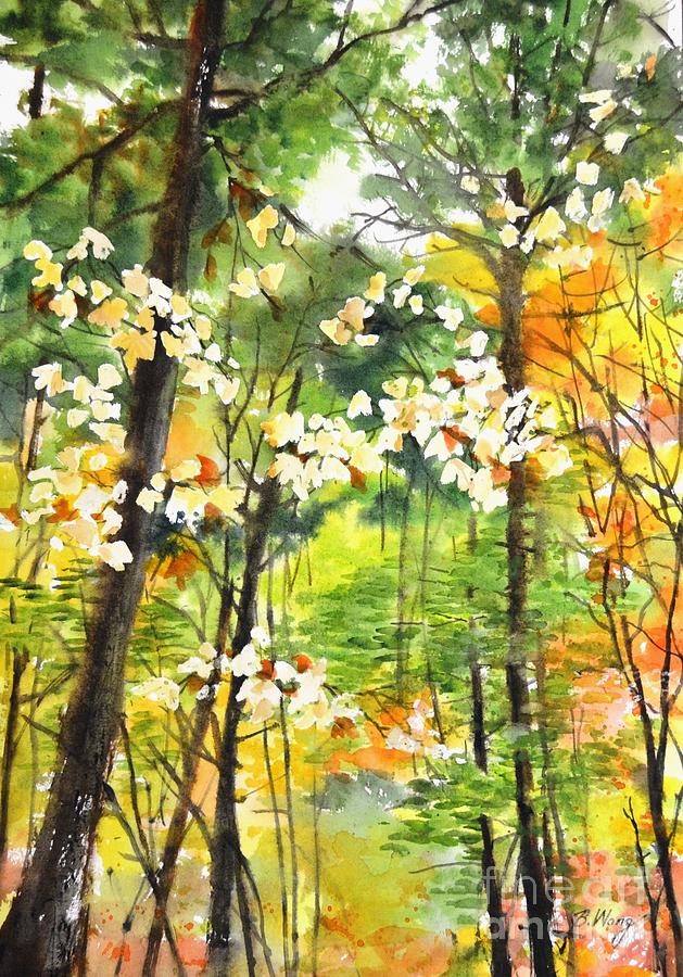 Fall in Algonquin #2 Painting by Betty M M Wong