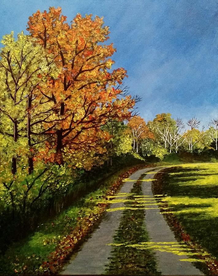 Fall in Door County Painting by Sanjukta Acharya - Fine Art America