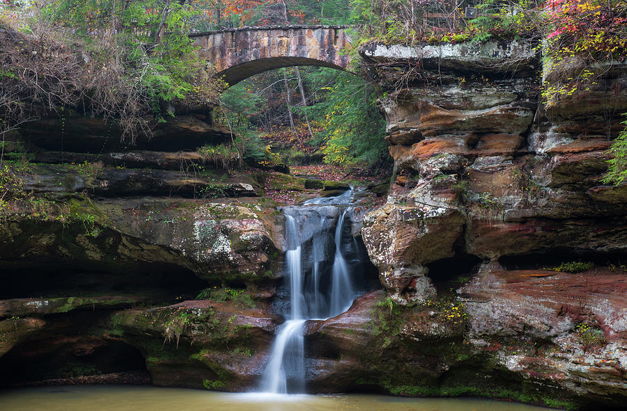 Fall in Hocking Hills Photograph by Charlie Jones