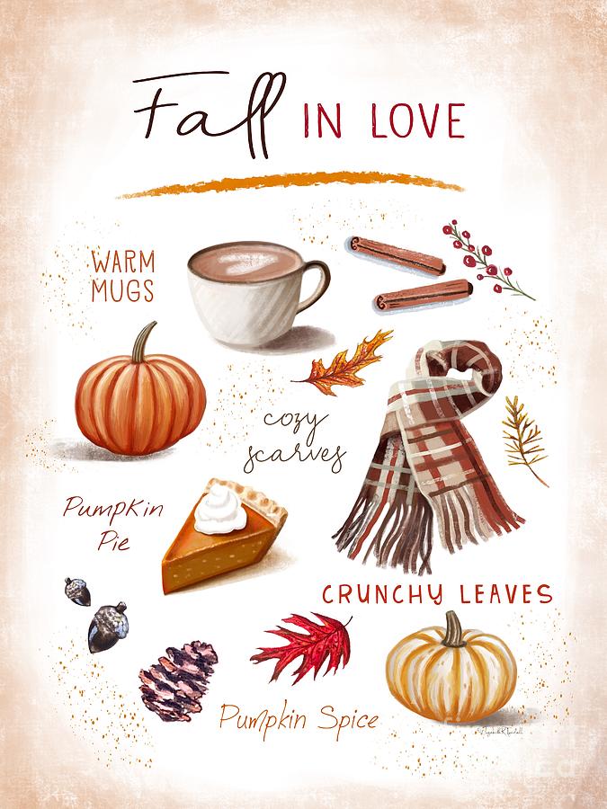 Fall in Love Painting by Elizabeth Robinette Tyndall