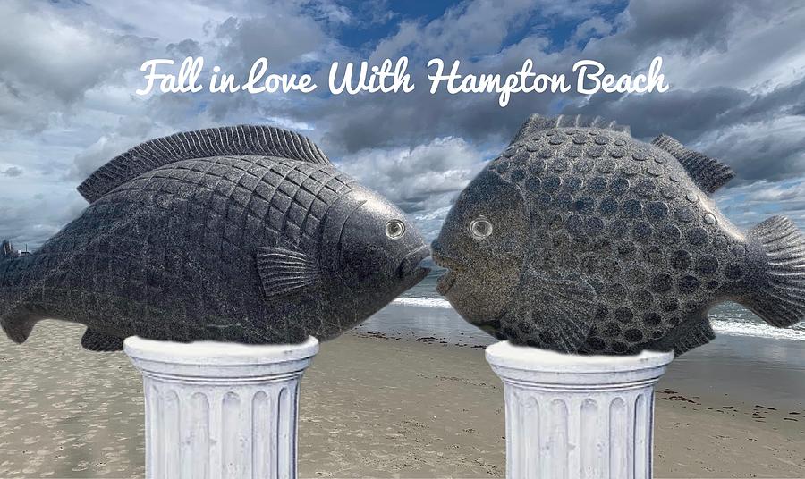 Fall in Love With Hampton Beach  Photograph by Anne Sands