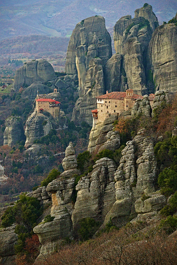 Fall in Meteora Photograph by Sean Hannon
