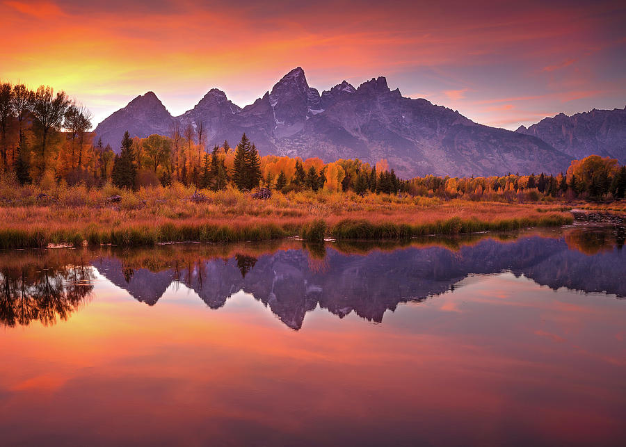 Fall in the Tetons Photograph by Mikes Nature - Pixels