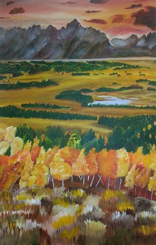Fall in the Valley Painting by Joseph Eisenhart