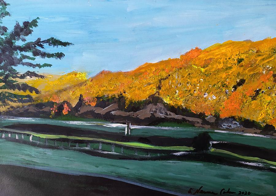 Fall in Vermont Painting by Esther Newman-Cohen