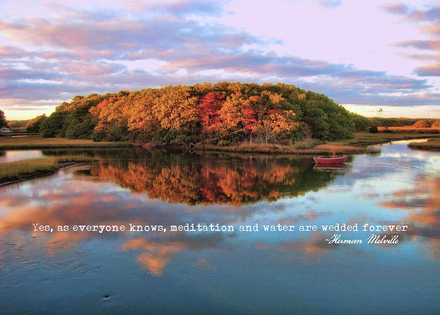 FALL IN WELLFLEET quote Photograph by Jamart Photography