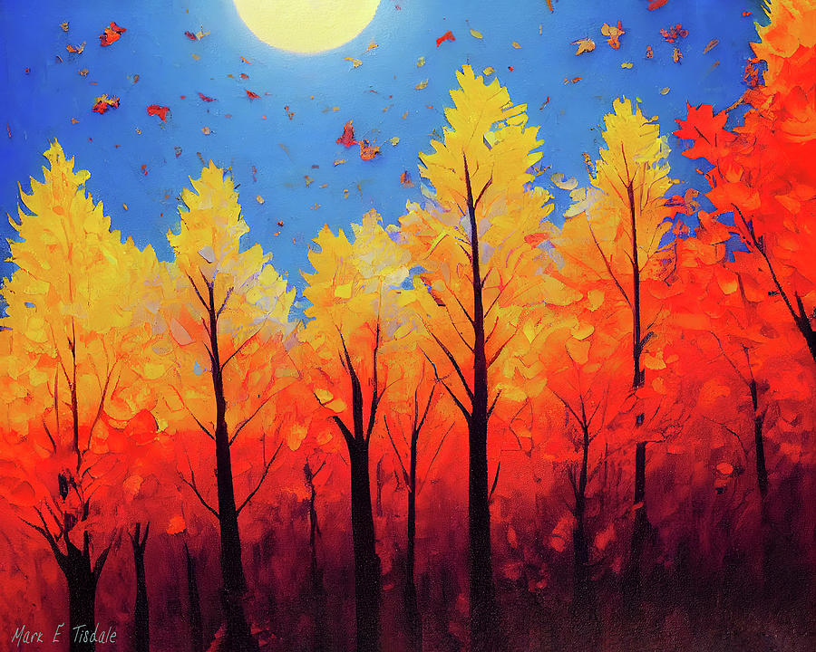 Fall Is In The Air Digital Art by Mark Tisdale