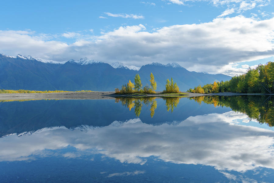 Fall Knik Reflections 1 Photograph by Frosted Birch Photography