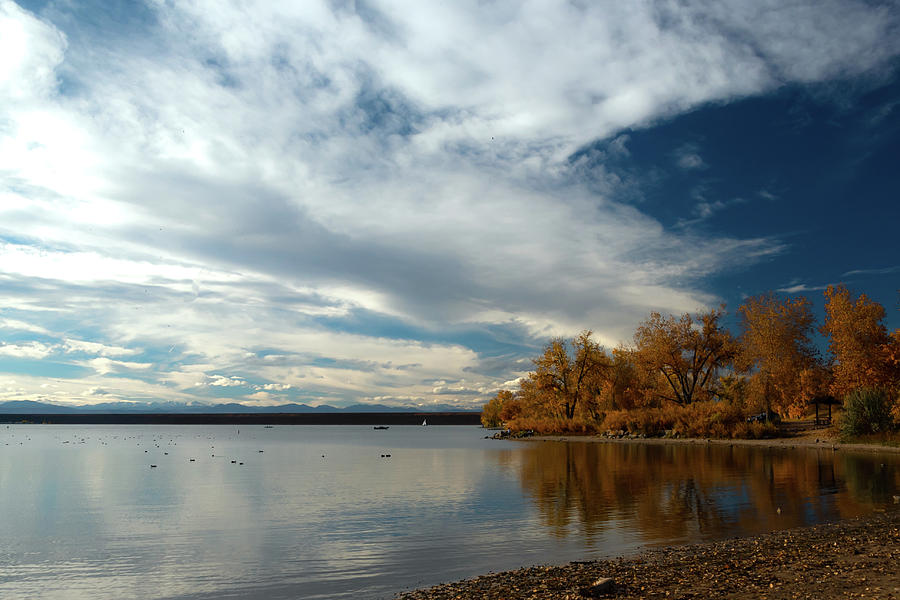Fall Lake - Cherry Creek State Park Photograph by Tracy Smith Fall Lake - Cherry Creek State Park Photograph by Tracy Smith