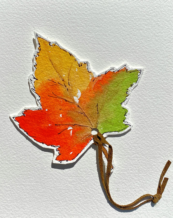 Fall Leaf Beauty Painting by Barbara Wirth