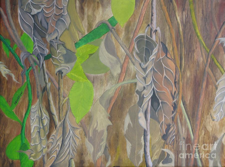 Fall Painting - Fall Leafs Too by Richard Dotson