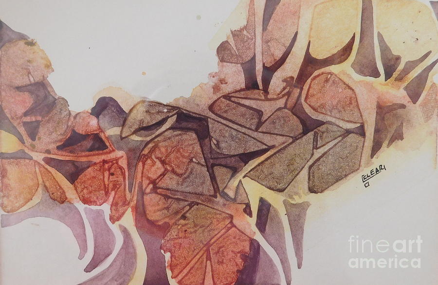 Fall Leaves Painting by Joan Clear