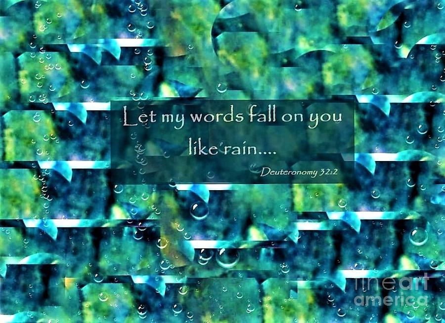 Fall Like Rain Digital Art
