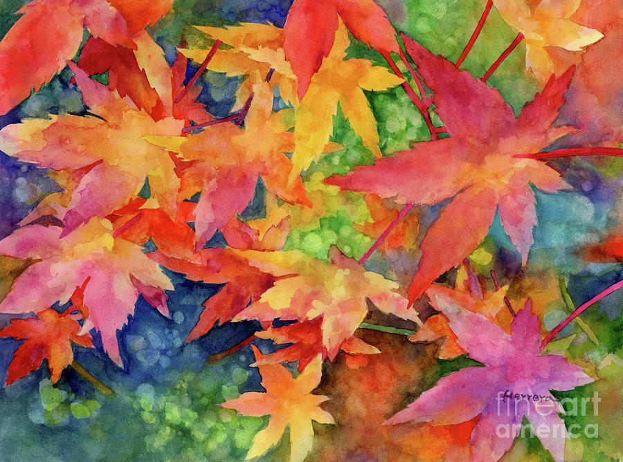 Fall Maple Leaves Painting