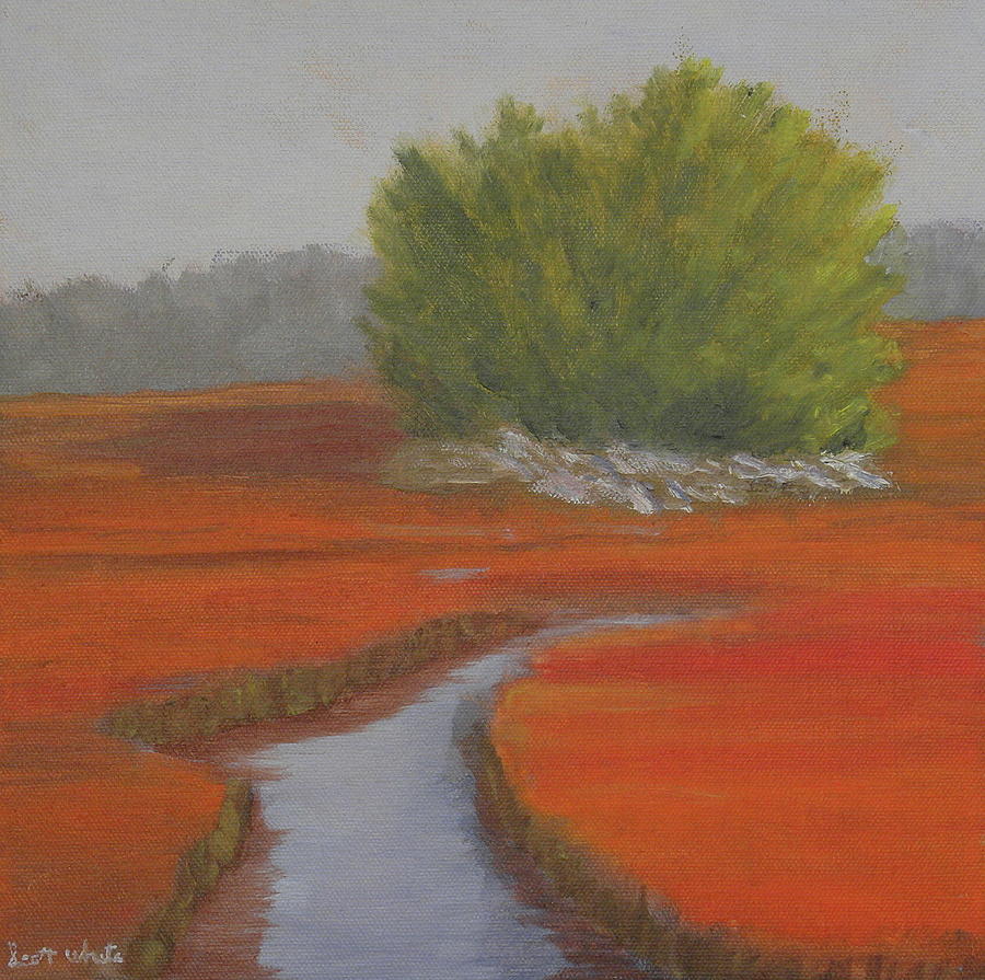 Fall Marsh Painting by Scott W White