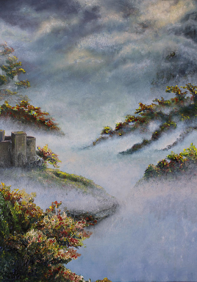 Fall Mist Painting by Medea Ioseliani