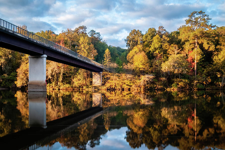 Fall Morning On The Saluda River-2 Photograph by Charles Hite