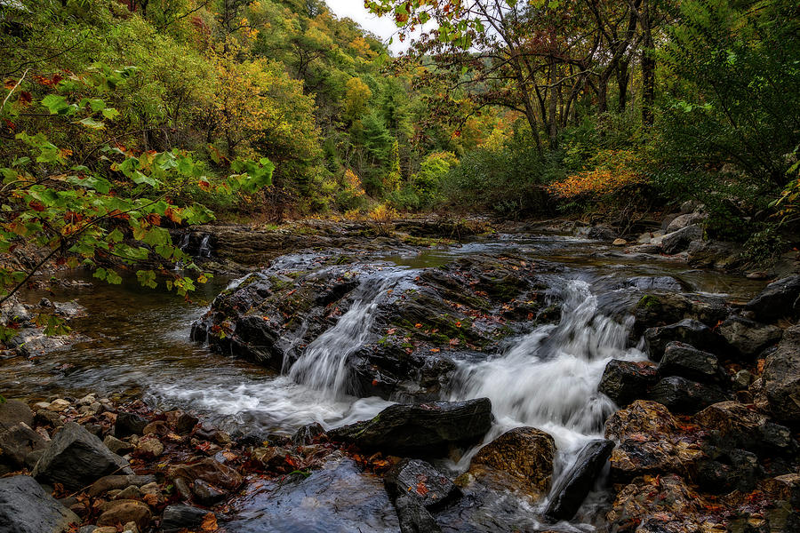 Fall on Jennings Creek Photograph by Alan Raasch