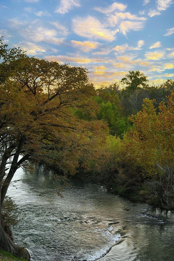 Fall On The Guadalupe River Photograph