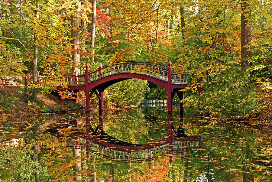 Fall Reflections at Crim Dell Photograph by Jerry Gammon