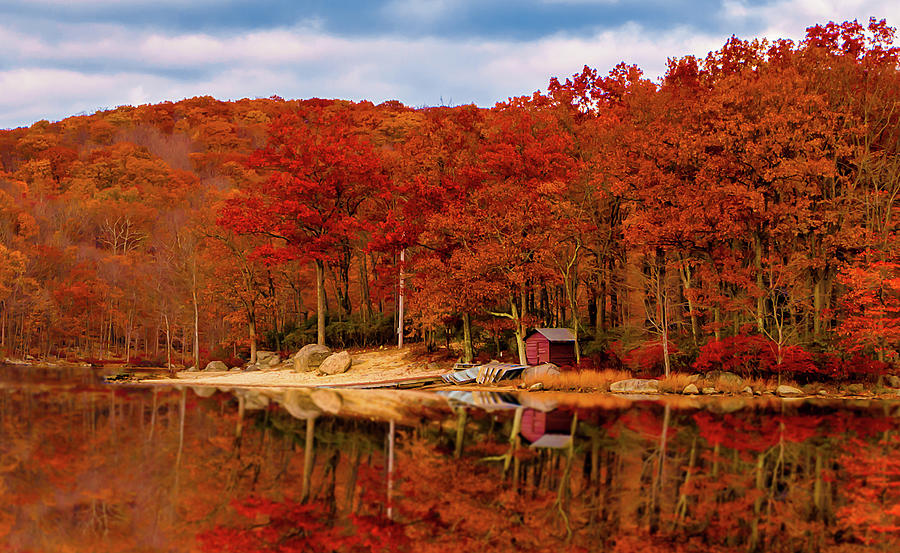Fall Reflections at Harriman State Park Photograph by Anthony Sacco