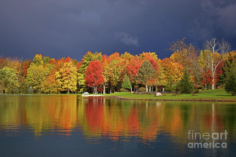 Fall Reflections Photograph by Bailey Maier