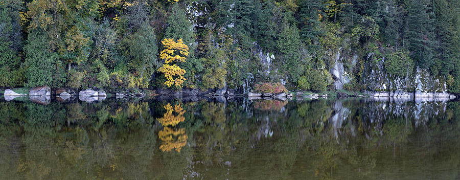 Fall Reflections in Maria Slough Photograph by Michael Russell